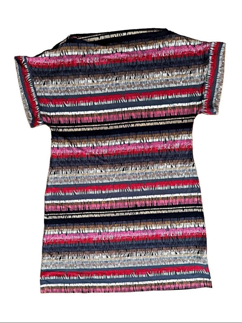 Trina Turk Multicolor Striped Silk Dress